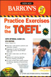 NewAge Barrons Practice Exercises for the TOEFL iBT (6 CD free)